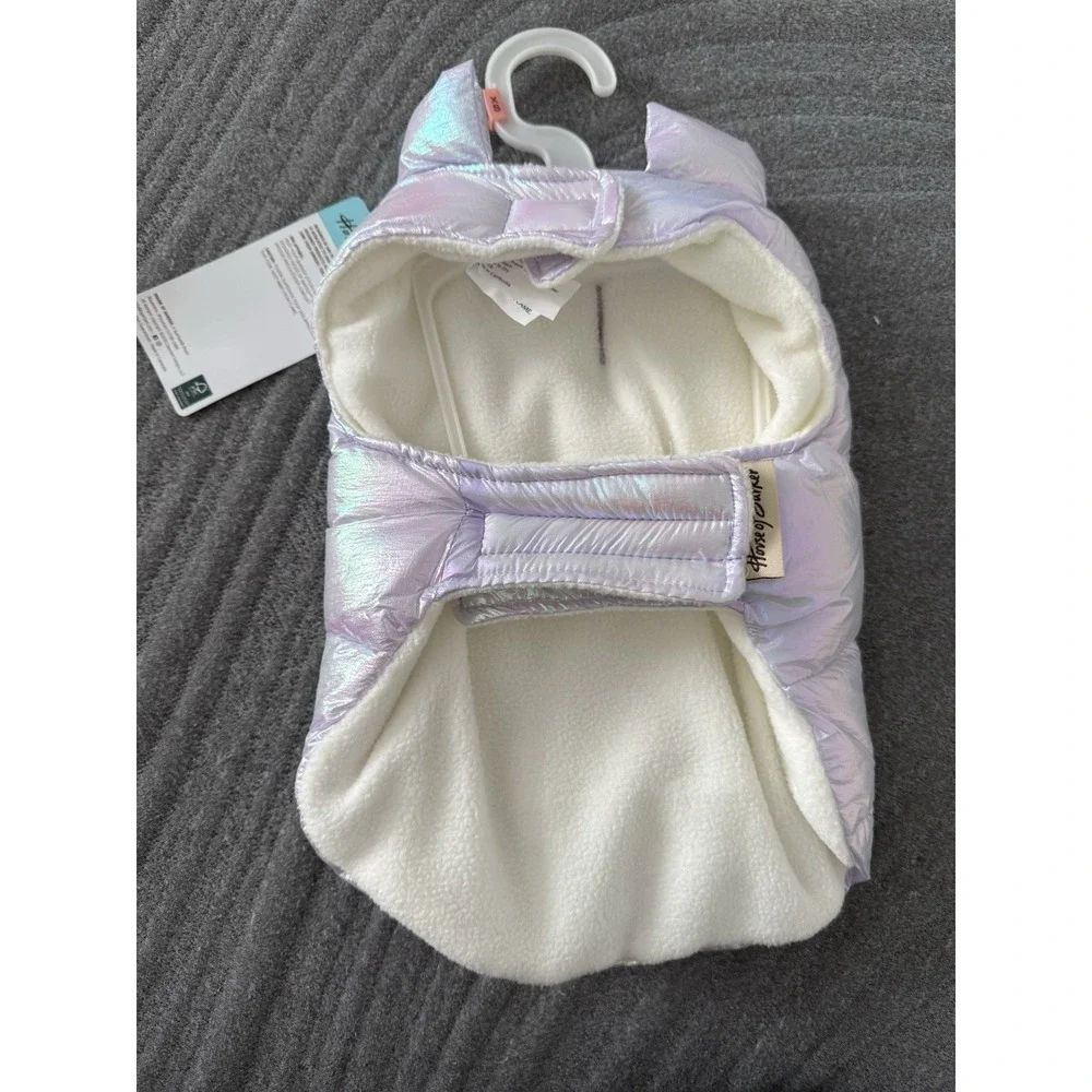 Dog Puffer‎ Vest XS House Of Barker Quilted Dog Squeaky Toy Lot Squishmallow NWT